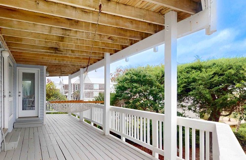 Pine Knoll Shores House | Beautiful ocean front home with direct beach access and outdoor shower