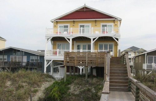Ocean Isle Beach House | Beautiful Ocean Front Home with Stunning Views