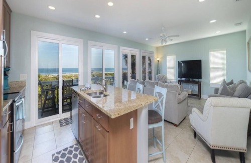 Butler Beach House | Beautiful Oceanfront Pool Home ~ Private Boardwalk ~ Heated Pool