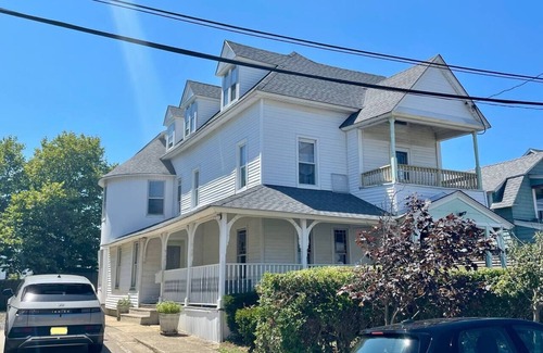 Bradley Beach House | Beautiful ocean view large 3rd floor apt with deck