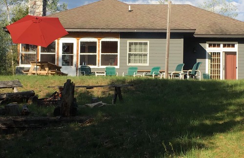 Minong House | Beautiful one level home on crystal-clear lake for year-round fun. Sleeps 10