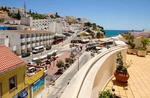 Carvoeiro Apartment | Beautiful Penthouse with sea view and 30 meters from the beach. With Parking