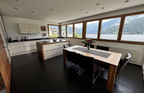 Landeck Villa | Beautiful private villa for 6 guests with WIFI, pool, TV, patio and panoramic view