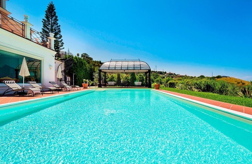 Capo d'Orlando Villa | Beautiful private villa for 10 people with private pool, A/C, WIFI, TV, terrace and panoramic view