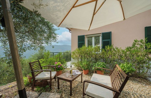 Sestri Levante House | Beautiful private villa for 4 people with WIFI, A/C, TV and patio