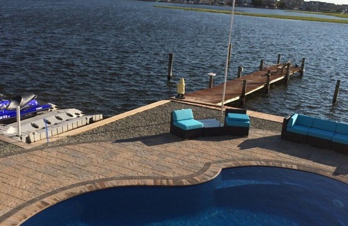 Ortley Beach House | Beautiful Private Bay Front House with Pool & Dock