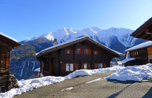 Riederalp House | Beautiful private villa for 8 guests with WIFI, TV, patio and panoramic view