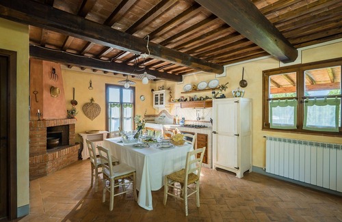 Montaione Villa | Beautiful private villa with private pool, WIFI, A/C, hot tub, TV, balcony, close to San Gimignano