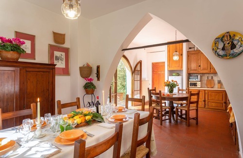 Montecalvoli Villa | Beautiful private villa for 8 guests with WIFI, private pool, TV, patio and panoramic view