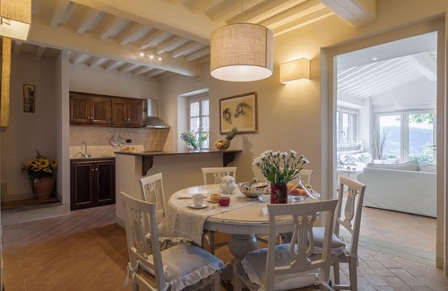 Pieve di Chio Villa | Beautiful private villa with A/C, WIFI, private pool, TV, patio and panoramic view, close to Cor.