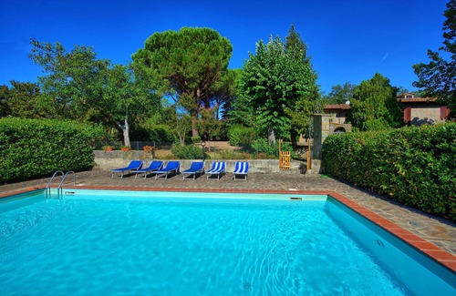 Bucine Villa | Beautiful private villa for 8 guests with WIFI, private pool, TV, balcony and panoramic view