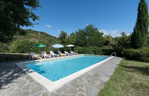 Dicomano Villa | Beautiful private villa with private pool, hot tub, WIFI, TV, panoramic view and parking