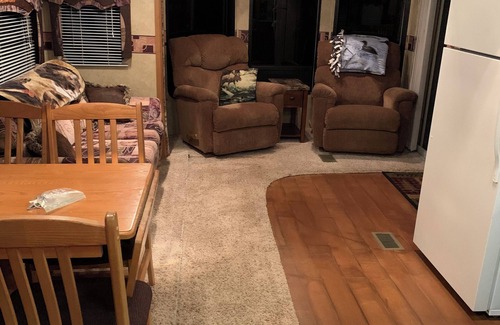 Becker County House | Beautiful remote camping on the lake in the comfort of a 38’ camper.