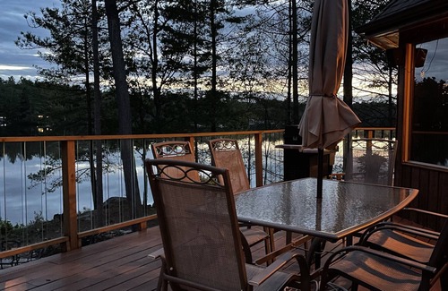 North Kawartha Cottage | Beautiful south facing lakefront cottage with sauna & hot tub on Big Cedar Lake!