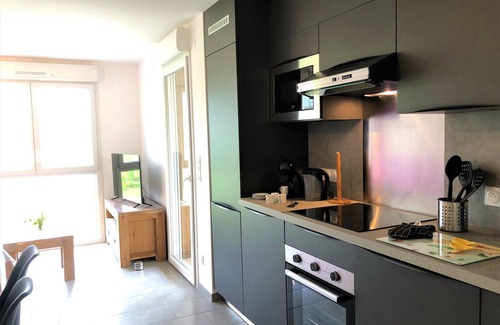 Pra Loup Apartment | Beautiful T3 at the golf, private parking, near center