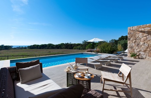 Hameau de Palombaggia Villa | Beautiful villa in Palombaggia, exceptional sea view, private beach access
