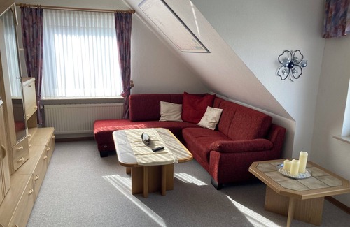 Krummhoern Apartment | Beautiful vacation apartment Lütje Campen in East Frisia with dog near the lighthouse