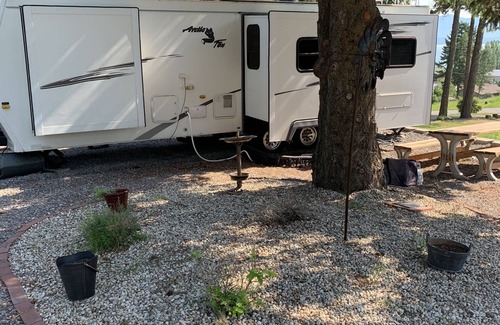 Lakeside House | Beautiful views of flathead lake in our 30 ft trailer with two slides. You are w