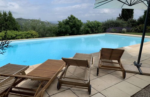 Seillans Villa | Beautiful Villa, big pool, overlooking valley, walking distance to town.