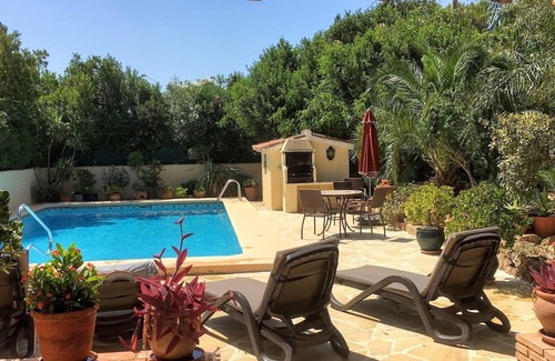 Denia Villa | Beautiful Villa Enclosed Mature Gardens Private Floodlit Pool, Wonderful Views
