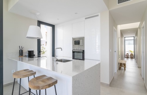 Diputacion de Rincon de San Gines Villa | Beautiful villa with private pool, 350m from beach, astonishing views