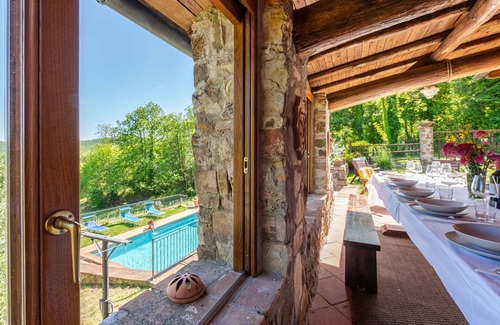 Massa Marittima House | Beautiful villa for 11 people with WIFI, private pool, TV, terrace and pets allowed