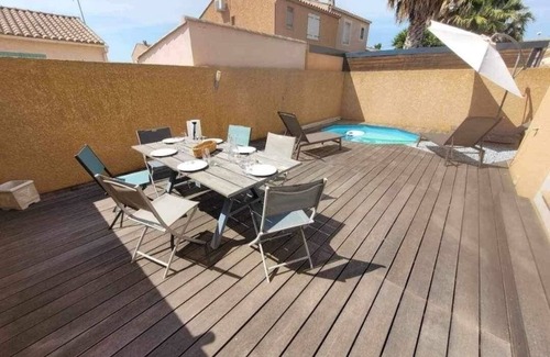 Maureilhan House | Beautiful villa, south of France with swimming pool 15 min from the sea