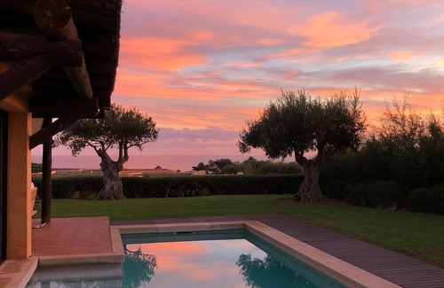 Sant Lluis House | Beautiful villa with relaxing sea views 10 minutes from the beach