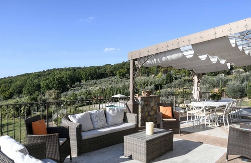 Montaione Villa | Beautiful villa with A/C, internet, private pool, TV, patio, panoramic view, close to San Gimignano