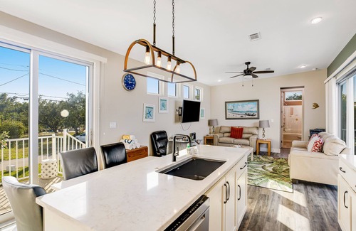 Doctor's Arm House | Beautiful waterfront home with central AC, dock, lovely balcony & patio