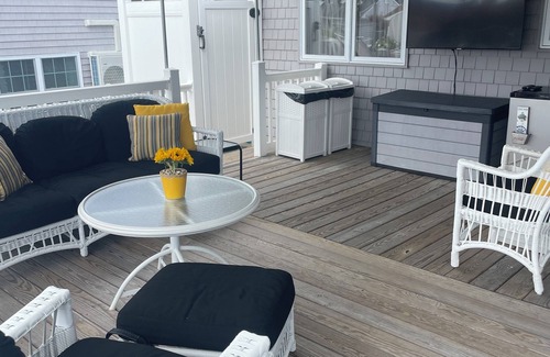 Mantoloking House | Beautiful WATERFRONT HOME WITH PRIVATE DOCK! Short walk to private ocean beach!
