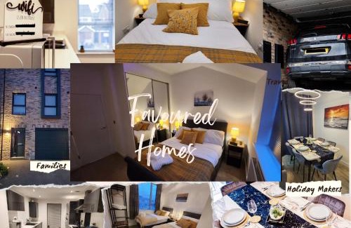 Trafford House | Beautifully Fab 3 bedroom 4 beds New home 8 guests Stretford Trafford