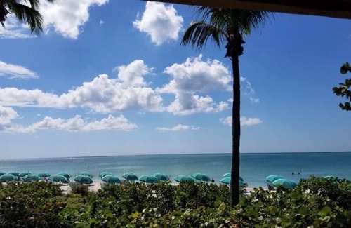 Bonita Bay Condo | Beautifully furnished 3rd floor corner condo W/view!