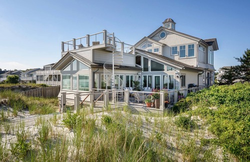 Gloucester House | Beautifully renovated OCEAN-FRONT luxury home on private beach