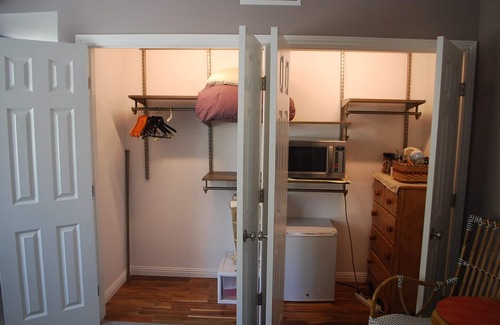La Canada Flintridge House | Bedroom and Living Room for a quiet guest.