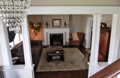 Lancaster House | Bedroom with a King Bed in the Guest House - Lancaster, KY