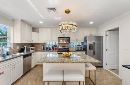 Lauderdale-by-the-Sea Villa | Bel Air Beauty: 4BR, Private Pool & Elegant Comfort Steps from the Beach