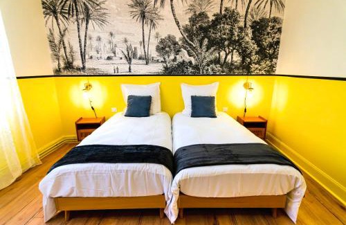 Kable Apartment | Bel AMI 02 - Turquoise & OR - Moderne Chic - Centre Ville - Accès Jardin - Clim - Wifi - Parking - Localisation idéale