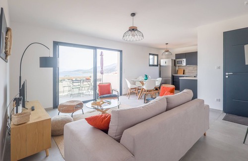 Marine de Saint Ambroggio Apartment | Bella Luce - Appt vue panoramique mer