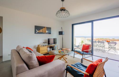 Marine de Saint Ambroggio Apartment | Bella Luce - Appt vue panoramique mer