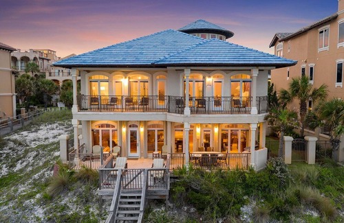 Fort Walton Beach - Destin House | Bella Luna - Huge Beach Front Home with Ocean Views & Direct Beach Access