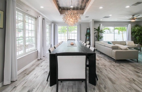 Golden Beach House | Bella Paradiso: Exquisite 5 BR Pool Home with Private Beach Access