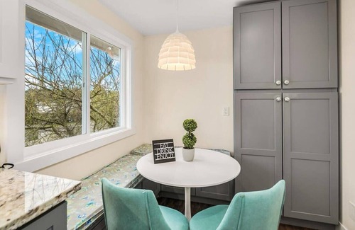 West Bellevue House | Bellevue DT House Yellow Door Billiard Gym