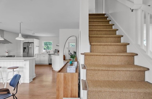Bellport House | Bellport Village 3-BR Modern Beach House with Pool, Fire Pit, and Outdoor Shower