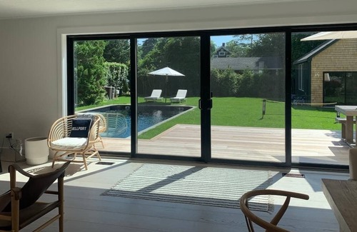Bellport House | Bellport Village beach house + heated pool and barn / work space