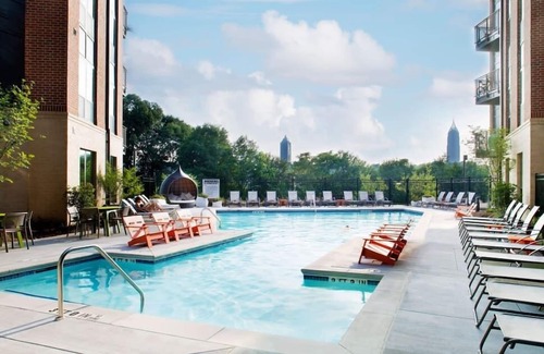 Poncey-Highland Apartment | Beltline Apartment by Ponce City Market-Pool & Gym