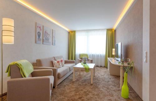 Ortsmitte Apartment | Belvita Ferienwohnung 1 mit Hallenbad & Sauna
