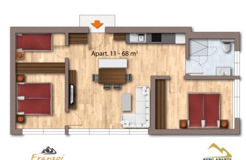 Faschina Apartment | Berg Aparts Faschina - 11