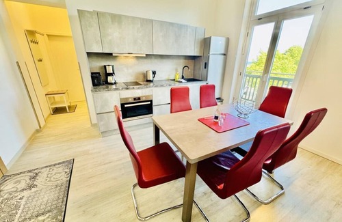 Warnemuende Apartment | Berringer/perch, on the beach
