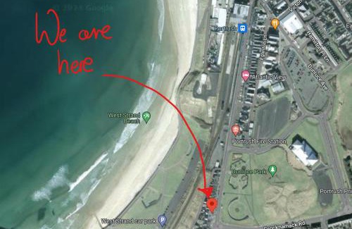 Portrush Apartment | Beside West Strand beach Portrush Ground Floor Apartment